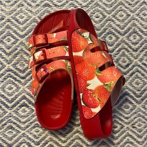 Birkenstock Birki vintage waterproof strawberry sandals 38